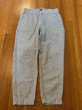 J. Crew Striped Linen Shorts